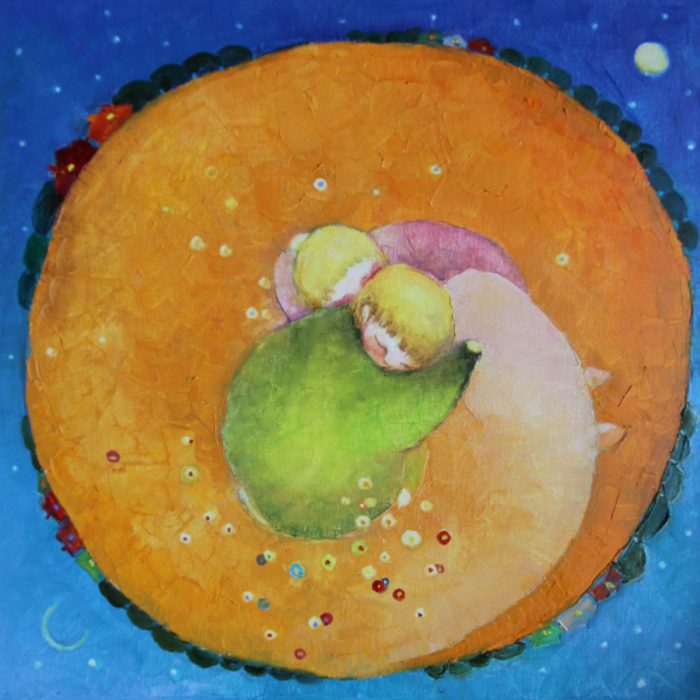 Dream with the yellow dragon - 50x50 cm - 2012
